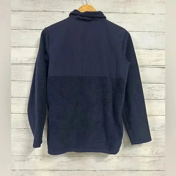 The Children’s Place Navy Blue Fleece Jacker Size XL - Picture 5 of 5